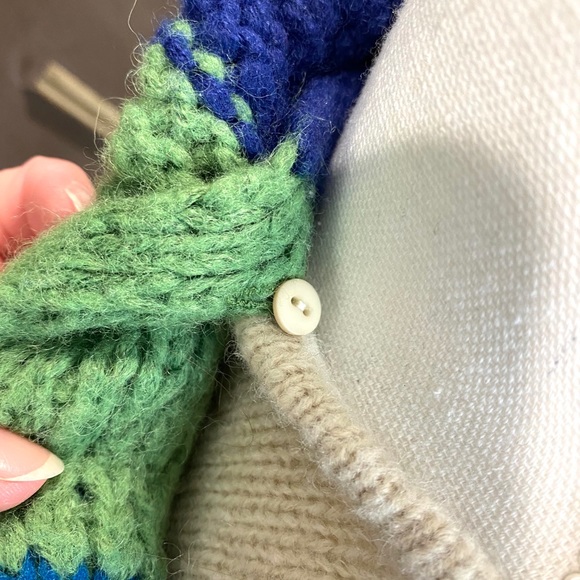 Style & Co, Plus Size 2X Sweater V-Neck tricolor Knit Long - Picture 10 of 12